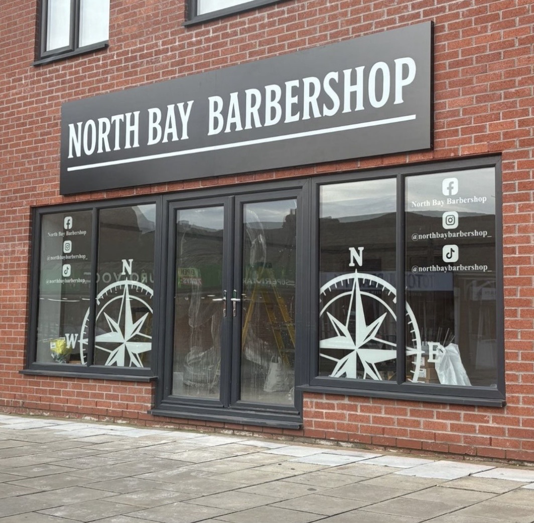 North Bay Barbershop storefront on Boothferry Road