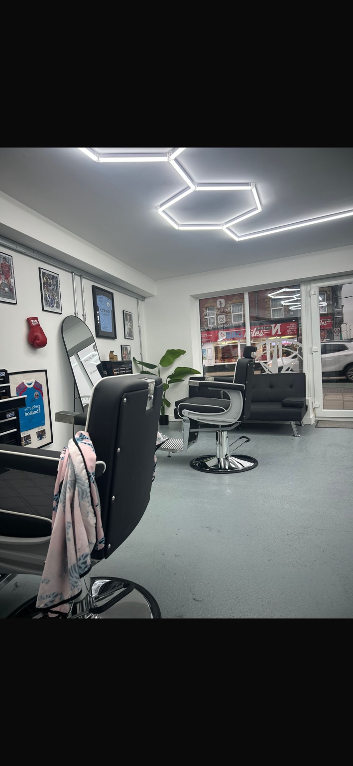 Inside North Bay Barbershop in Goole